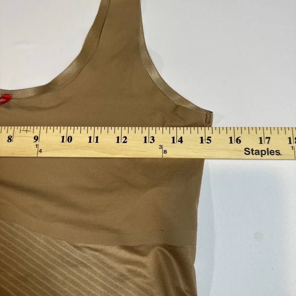 Spanx Thinstincts 2.0 Tank Womens Large Tan‎ Seamless Shaping Compression Cami